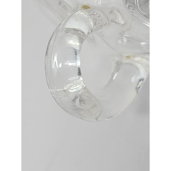 Vintage Glass Punch Bowl Miss Matched Cups With Intricate Patterns 3 Clear Glass - Picture 7 of 16